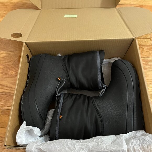 Bogs Kids' Snow Boots Snow Shell Size 5 Black - Picture 8 of 9